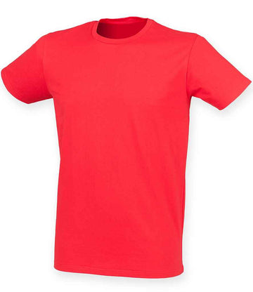 Ladies Feel Good Stretch T-Shirt 121 BrightRed