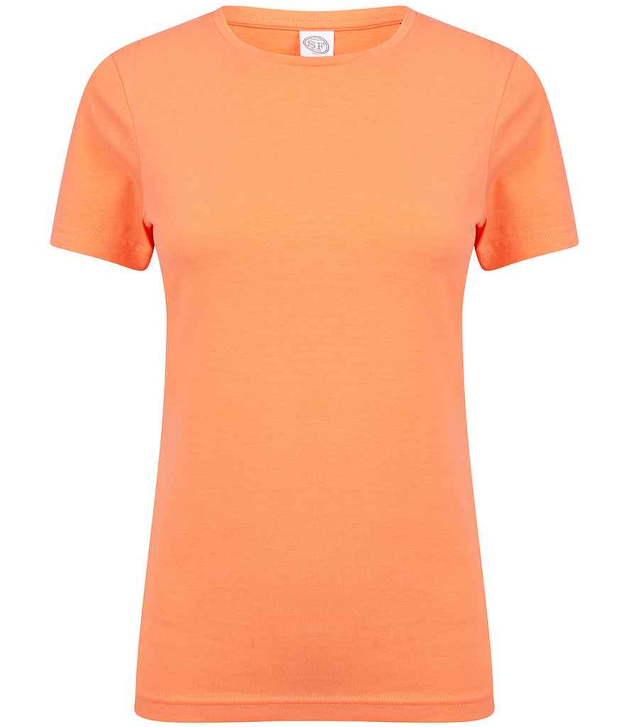 Ladies Feel Good Stretch T-Shirt 121 Coral